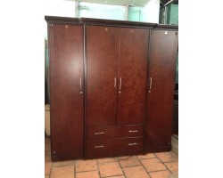 Thanh Lý Tủ Áo Gỗ 4 Cánh Cũ 1m8 x 2m Giá Rẻ